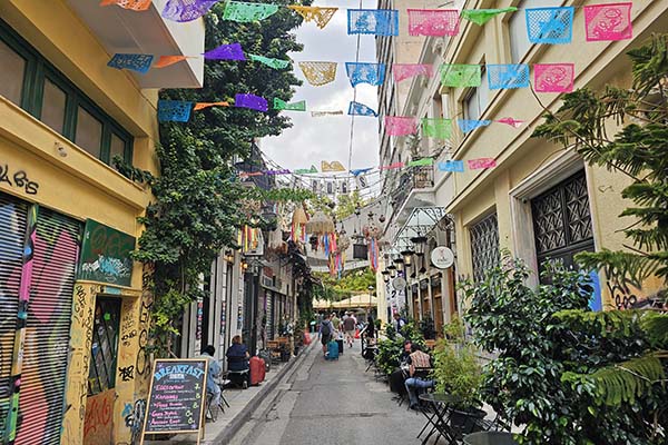Psirri neighborhood Athens